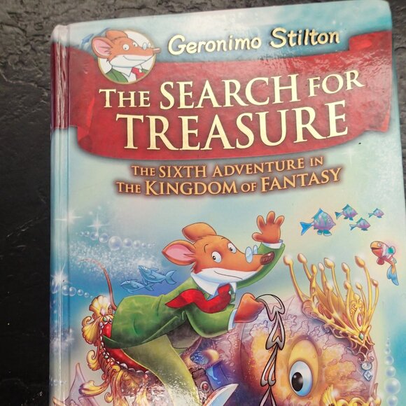 Geronimo Stilton Hardcover The Search for Treasure the Sixth Adventure - Picture 1 of 4